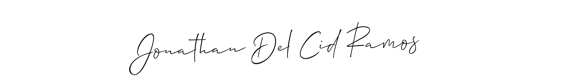 Make a beautiful signature design for name Jonathan Del Cid Ramos. With this signature (Allison_Script) style, you can create a handwritten signature for free. Jonathan Del Cid Ramos signature style 2 images and pictures png