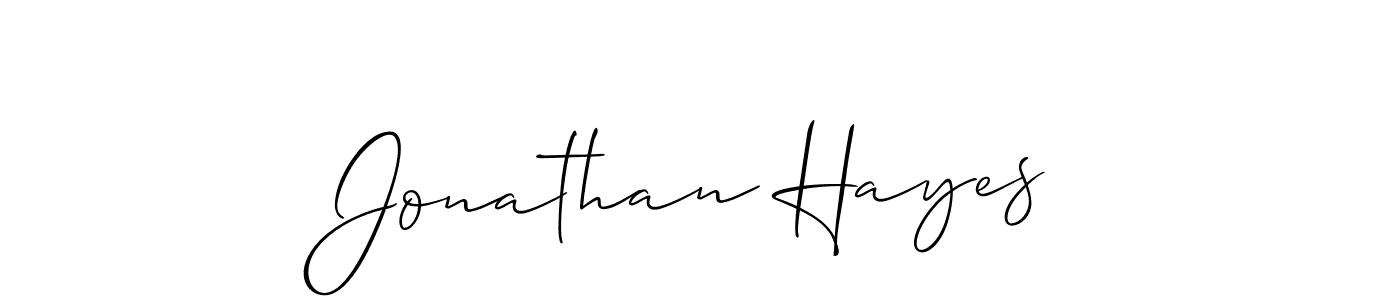 Allison_Script is a professional signature style that is perfect for those who want to add a touch of class to their signature. It is also a great choice for those who want to make their signature more unique. Get Jonathan Hayes name to fancy signature for free. Jonathan Hayes signature style 2 images and pictures png