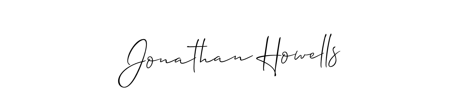 How to make Jonathan Howells signature? Allison_Script is a professional autograph style. Create handwritten signature for Jonathan Howells name. Jonathan Howells signature style 2 images and pictures png