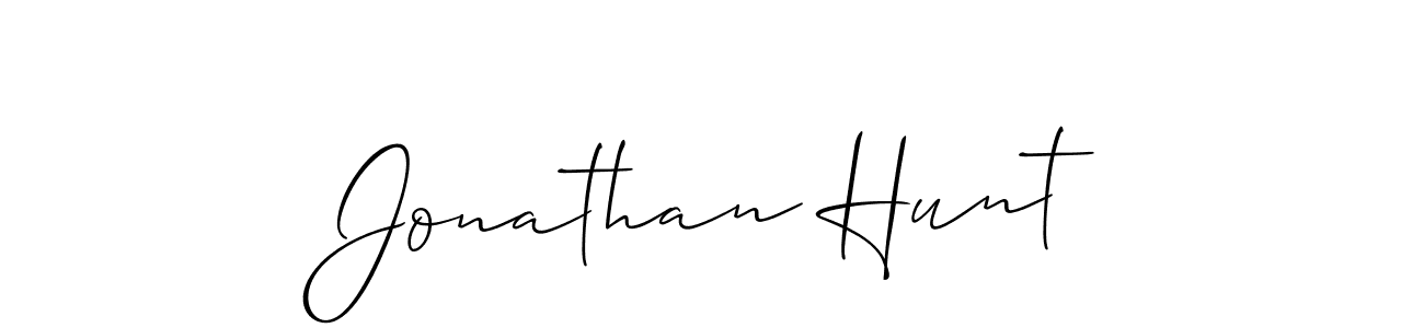 The best way (Allison_Script) to make a short signature is to pick only two or three words in your name. The name Jonathan Hunt include a total of six letters. For converting this name. Jonathan Hunt signature style 2 images and pictures png
