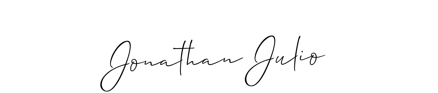 Also You can easily find your signature by using the search form. We will create Jonathan Julio name handwritten signature images for you free of cost using Allison_Script sign style. Jonathan Julio signature style 2 images and pictures png
