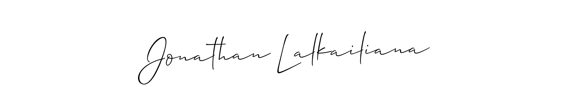 Also we have Jonathan Lalkailiana name is the best signature style. Create professional handwritten signature collection using Allison_Script autograph style. Jonathan Lalkailiana signature style 2 images and pictures png