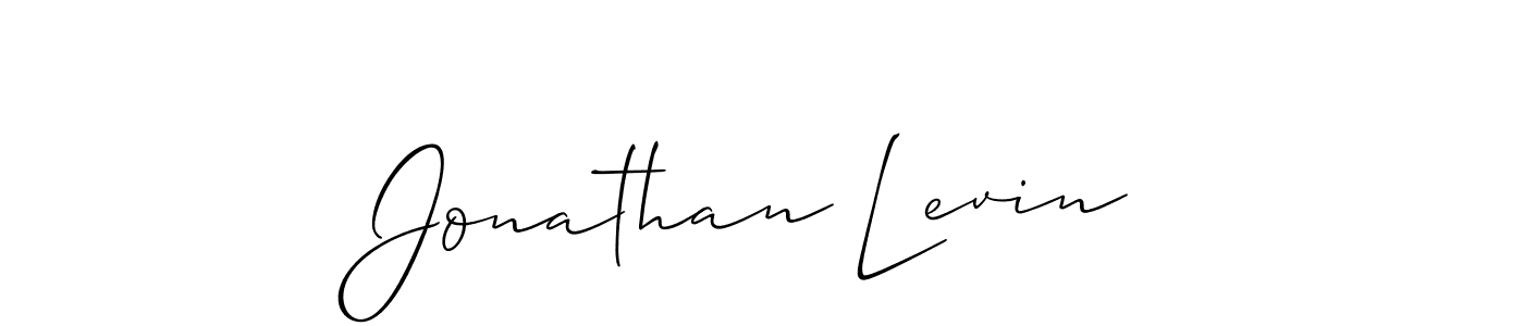 Allison_Script is a professional signature style that is perfect for those who want to add a touch of class to their signature. It is also a great choice for those who want to make their signature more unique. Get Jonathan Levin name to fancy signature for free. Jonathan Levin signature style 2 images and pictures png