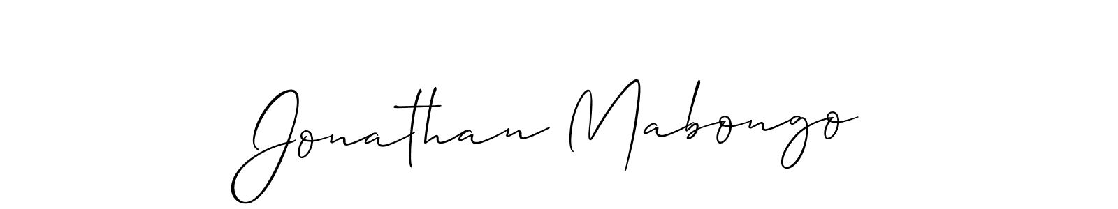 Create a beautiful signature design for name Jonathan Mabongo. With this signature (Allison_Script) fonts, you can make a handwritten signature for free. Jonathan Mabongo signature style 2 images and pictures png