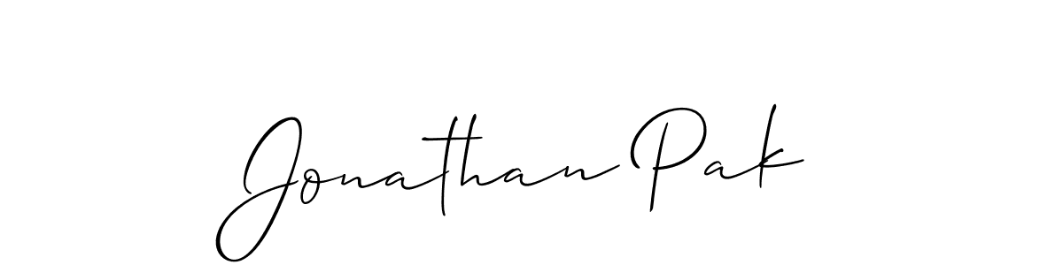 Make a short Jonathan Pak signature style. Manage your documents anywhere anytime using Allison_Script. Create and add eSignatures, submit forms, share and send files easily. Jonathan Pak signature style 2 images and pictures png