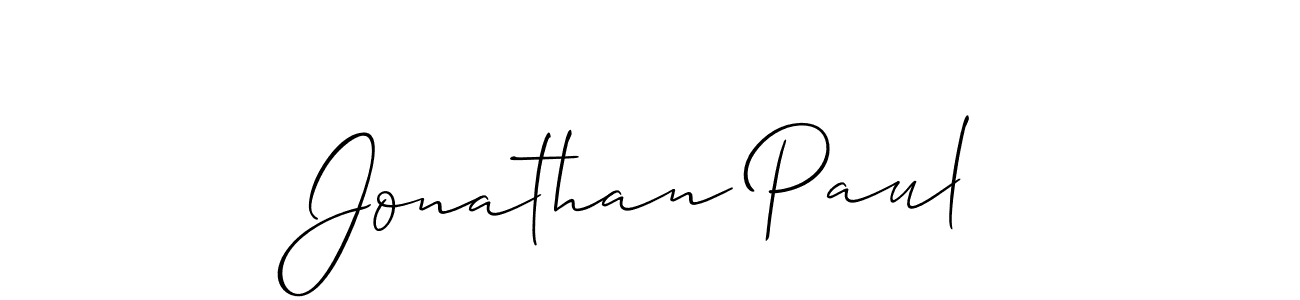 Also You can easily find your signature by using the search form. We will create Jonathan Paul name handwritten signature images for you free of cost using Allison_Script sign style. Jonathan Paul signature style 2 images and pictures png