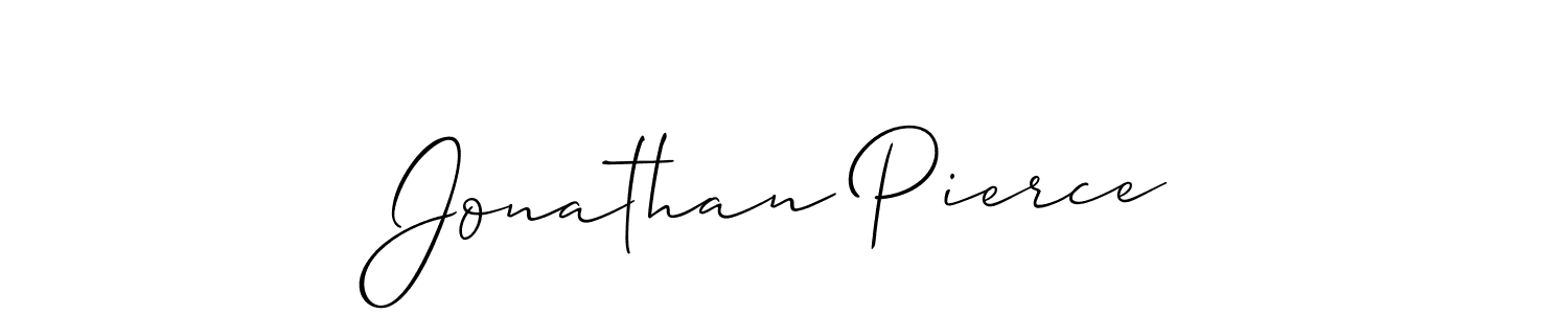 How to make Jonathan Pierce signature? Allison_Script is a professional autograph style. Create handwritten signature for Jonathan Pierce name. Jonathan Pierce signature style 2 images and pictures png