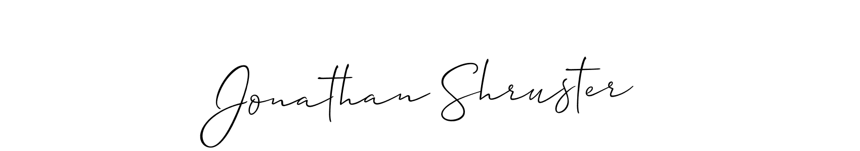 if you are searching for the best signature style for your name Jonathan Shruster. so please give up your signature search. here we have designed multiple signature styles  using Allison_Script. Jonathan Shruster signature style 2 images and pictures png