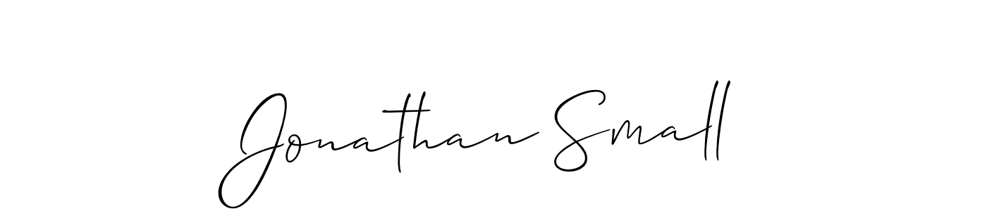 You should practise on your own different ways (Allison_Script) to write your name (Jonathan Small) in signature. don't let someone else do it for you. Jonathan Small signature style 2 images and pictures png