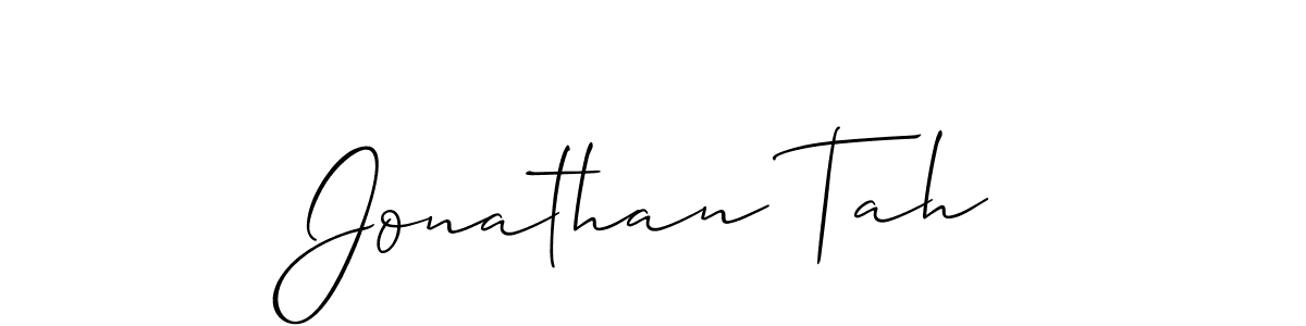 It looks lik you need a new signature style for name Jonathan Tah. Design unique handwritten (Allison_Script) signature with our free signature maker in just a few clicks. Jonathan Tah signature style 2 images and pictures png