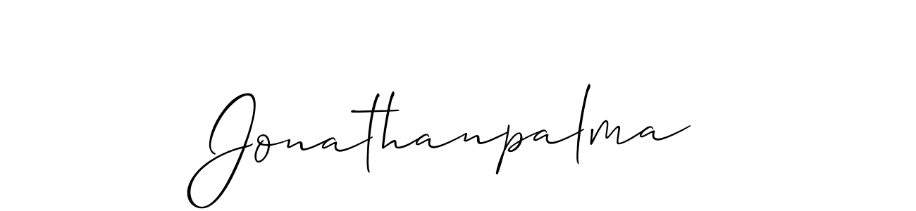 The best way (Allison_Script) to make a short signature is to pick only two or three words in your name. The name Jonathanpalma include a total of six letters. For converting this name. Jonathanpalma signature style 2 images and pictures png