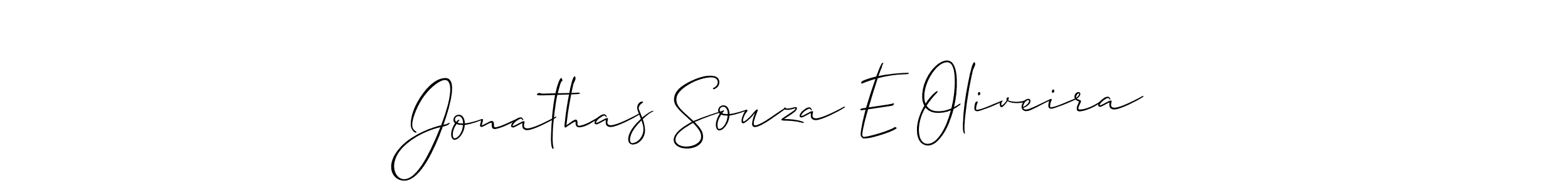 Make a beautiful signature design for name Jonathas Souza E Oliveira. Use this online signature maker to create a handwritten signature for free. Jonathas Souza E Oliveira signature style 2 images and pictures png