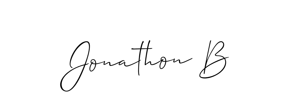 This is the best signature style for the Jonathon B name. Also you like these signature font (Allison_Script). Mix name signature. Jonathon B signature style 2 images and pictures png