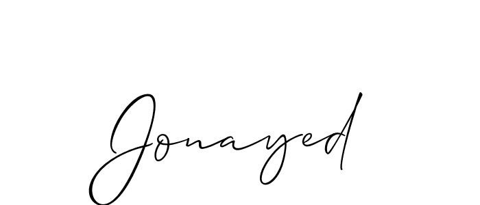 Make a short Jonayed signature style. Manage your documents anywhere anytime using Allison_Script. Create and add eSignatures, submit forms, share and send files easily. Jonayed signature style 2 images and pictures png