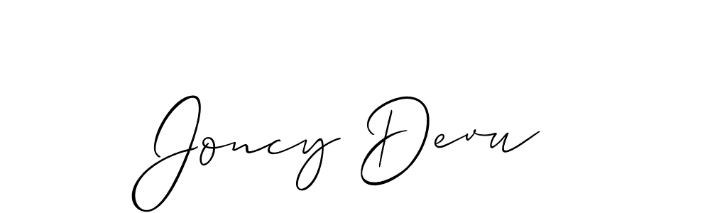 You can use this online signature creator to create a handwritten signature for the name Joncy Devu. This is the best online autograph maker. Joncy Devu signature style 2 images and pictures png