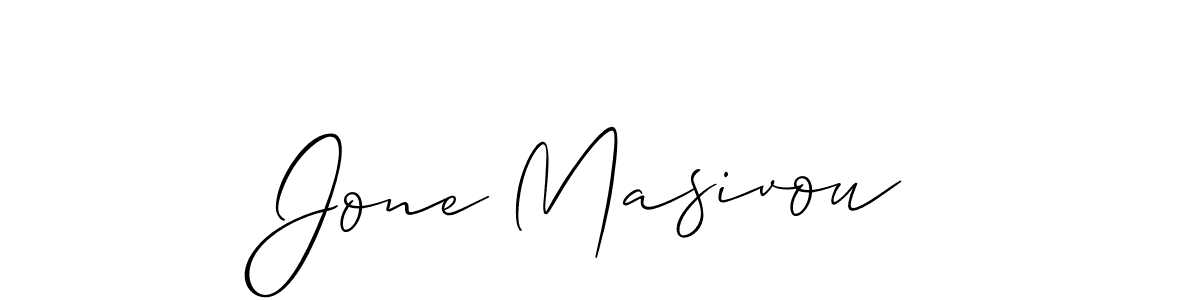 Check out images of Autograph of Jone Masivou name. Actor Jone Masivou Signature Style. Allison_Script is a professional sign style online. Jone Masivou signature style 2 images and pictures png