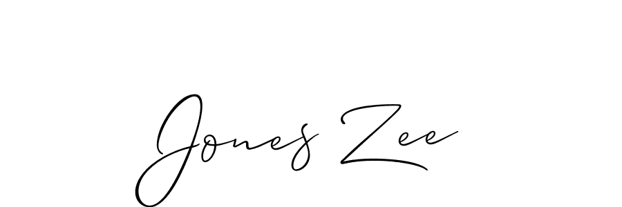 if you are searching for the best signature style for your name Jones Zee. so please give up your signature search. here we have designed multiple signature styles  using Allison_Script. Jones Zee signature style 2 images and pictures png