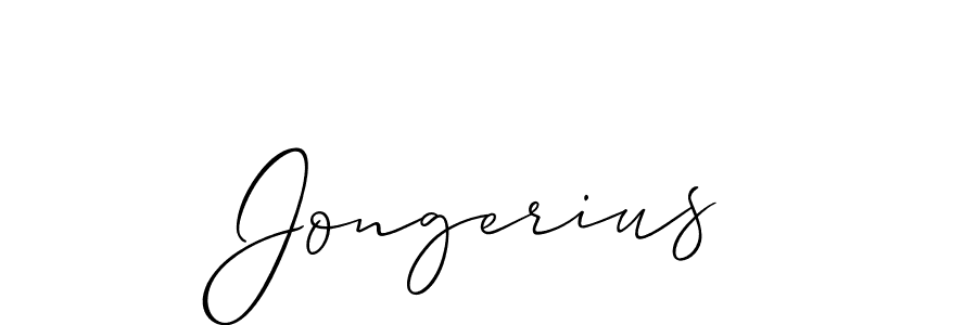 Make a beautiful signature design for name Jongerius. Use this online signature maker to create a handwritten signature for free. Jongerius signature style 2 images and pictures png