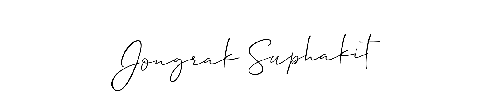 Best and Professional Signature Style for Jongrak Suphakit. Allison_Script Best Signature Style Collection. Jongrak Suphakit signature style 2 images and pictures png