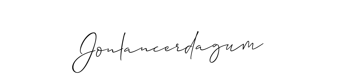 Make a beautiful signature design for name Jonlancerdagum. Use this online signature maker to create a handwritten signature for free. Jonlancerdagum signature style 2 images and pictures png