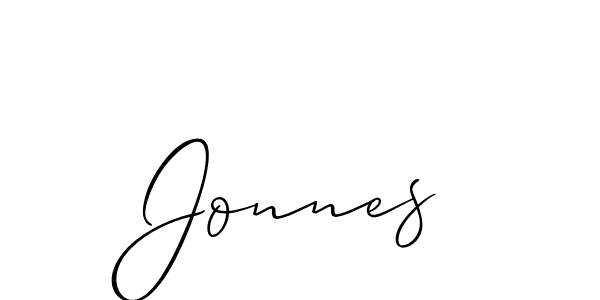Jonnes stylish signature style. Best Handwritten Sign (Allison_Script) for my name. Handwritten Signature Collection Ideas for my name Jonnes. Jonnes signature style 2 images and pictures png
