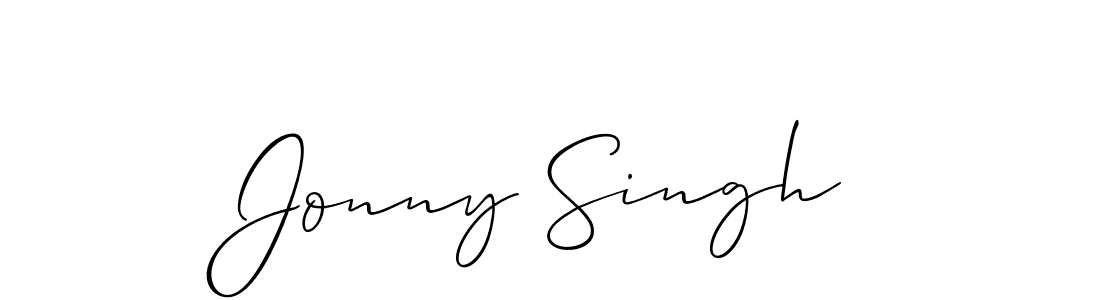 Make a short Jonny Singh signature style. Manage your documents anywhere anytime using Allison_Script. Create and add eSignatures, submit forms, share and send files easily. Jonny Singh signature style 2 images and pictures png