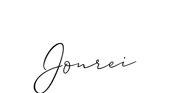 Also You can easily find your signature by using the search form. We will create Jonrei name handwritten signature images for you free of cost using Allison_Script sign style. Jonrei signature style 2 images and pictures png