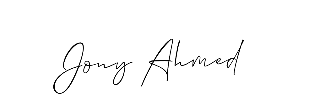 See photos of Jony Ahmed official signature by Spectra . Check more albums & portfolios. Read reviews & check more about Allison_Script font. Jony Ahmed signature style 2 images and pictures png