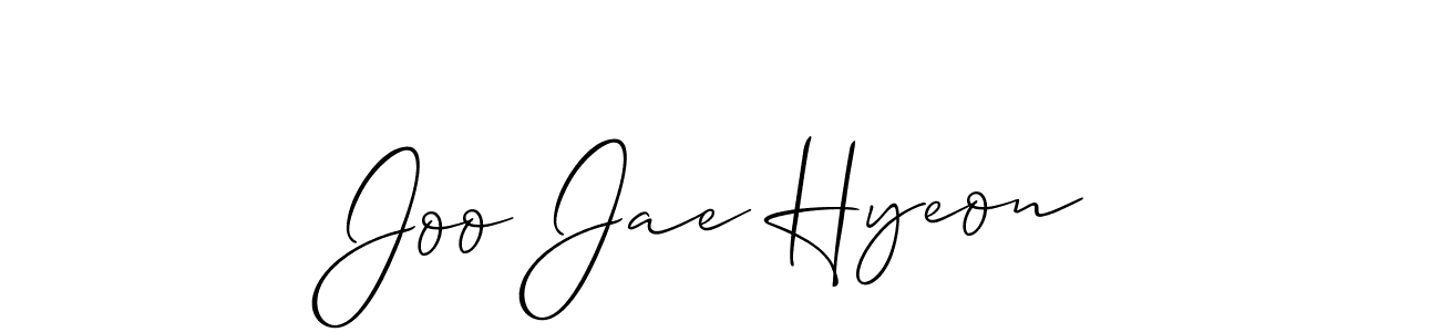 You can use this online signature creator to create a handwritten signature for the name Joo Jae Hyeon. This is the best online autograph maker. Joo Jae Hyeon signature style 2 images and pictures png