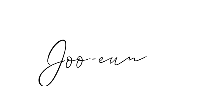 Make a beautiful signature design for name Joo-eun. Use this online signature maker to create a handwritten signature for free. Joo-eun signature style 2 images and pictures png