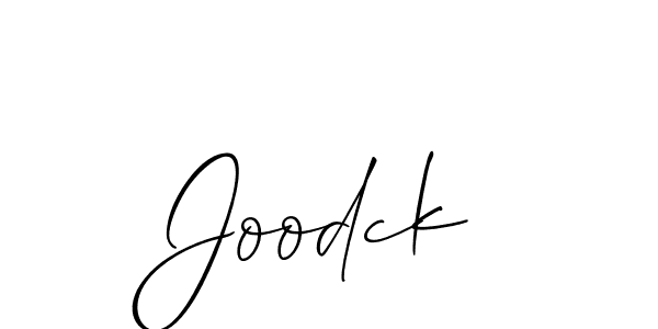 How to Draw Joodck signature style? Allison_Script is a latest design signature styles for name Joodck. Joodck signature style 2 images and pictures png