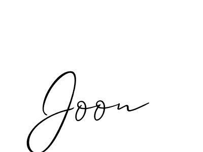 Also we have Joon name is the best signature style. Create professional handwritten signature collection using Allison_Script autograph style. Joon signature style 2 images and pictures png