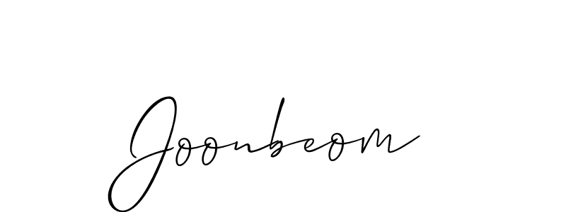 The best way (Allison_Script) to make a short signature is to pick only two or three words in your name. The name Joonbeom include a total of six letters. For converting this name. Joonbeom signature style 2 images and pictures png