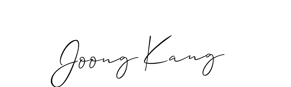 The best way (Allison_Script) to make a short signature is to pick only two or three words in your name. The name Joong Kang include a total of six letters. For converting this name. Joong Kang signature style 2 images and pictures png