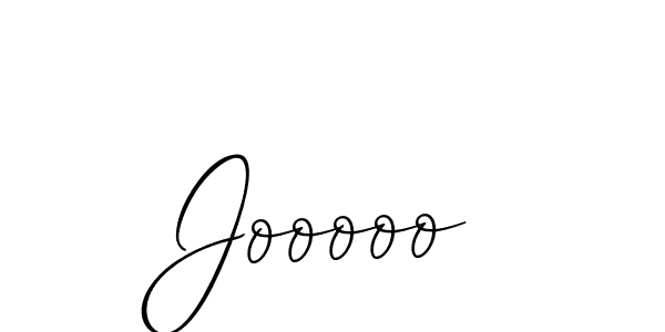 You should practise on your own different ways (Allison_Script) to write your name (Jooooo) in signature. don't let someone else do it for you. Jooooo signature style 2 images and pictures png