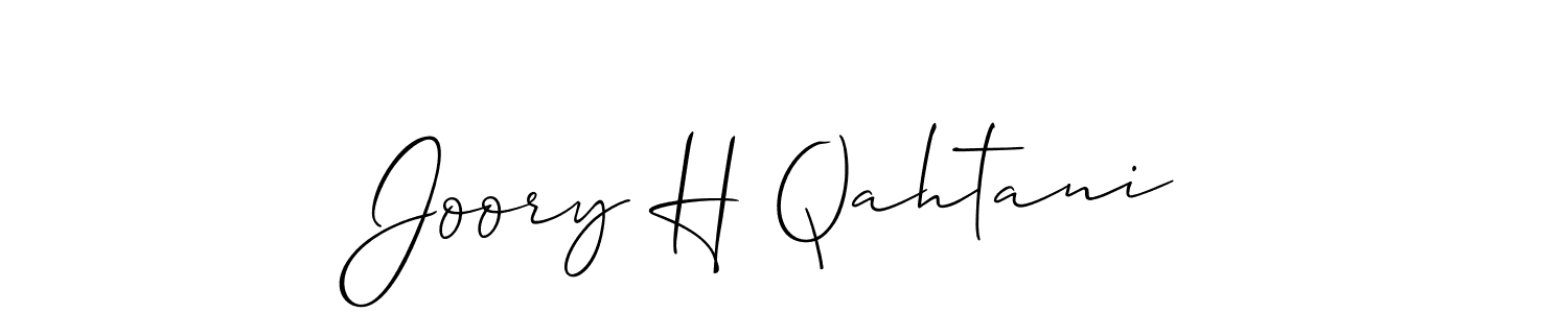 You should practise on your own different ways (Allison_Script) to write your name (Joory H Qahtani) in signature. don't let someone else do it for you. Joory H Qahtani signature style 2 images and pictures png