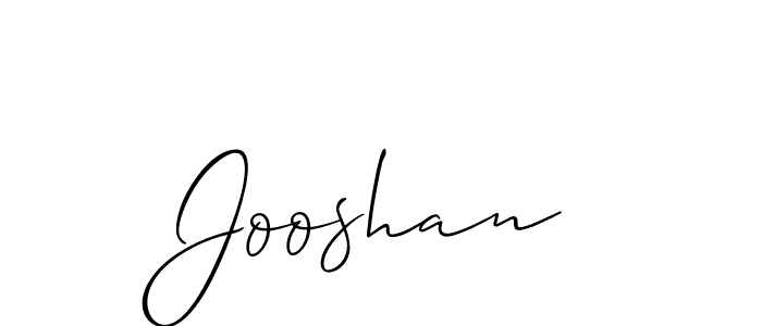 if you are searching for the best signature style for your name Jooshan. so please give up your signature search. here we have designed multiple signature styles  using Allison_Script. Jooshan signature style 2 images and pictures png