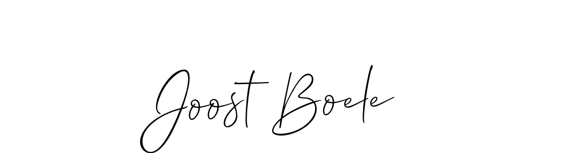 Allison_Script is a professional signature style that is perfect for those who want to add a touch of class to their signature. It is also a great choice for those who want to make their signature more unique. Get Joost Boele name to fancy signature for free. Joost Boele signature style 2 images and pictures png