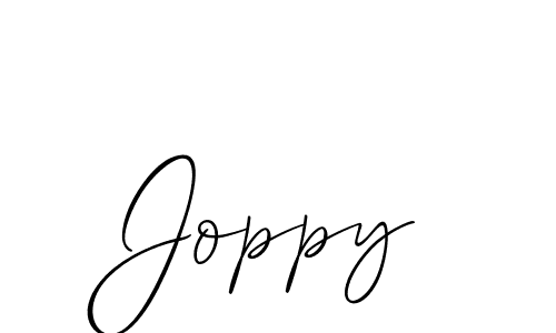 Also we have Joppy name is the best signature style. Create professional handwritten signature collection using Allison_Script autograph style. Joppy signature style 2 images and pictures png