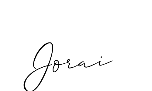 How to make Jorai name signature. Use Allison_Script style for creating short signs online. This is the latest handwritten sign. Jorai signature style 2 images and pictures png