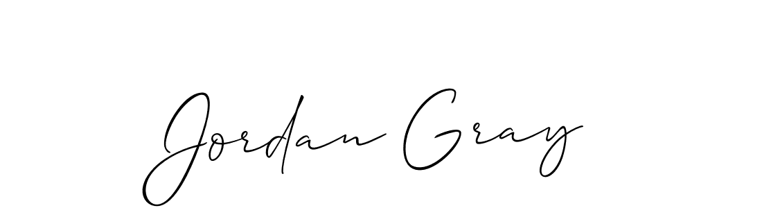 Best and Professional Signature Style for Jordan Gray. Allison_Script Best Signature Style Collection. Jordan Gray signature style 2 images and pictures png