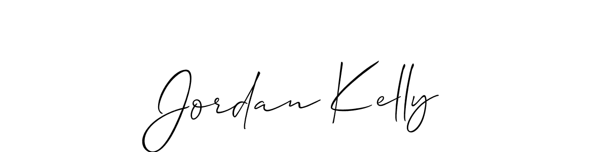 Allison_Script is a professional signature style that is perfect for those who want to add a touch of class to their signature. It is also a great choice for those who want to make their signature more unique. Get Jordan Kelly name to fancy signature for free. Jordan Kelly signature style 2 images and pictures png