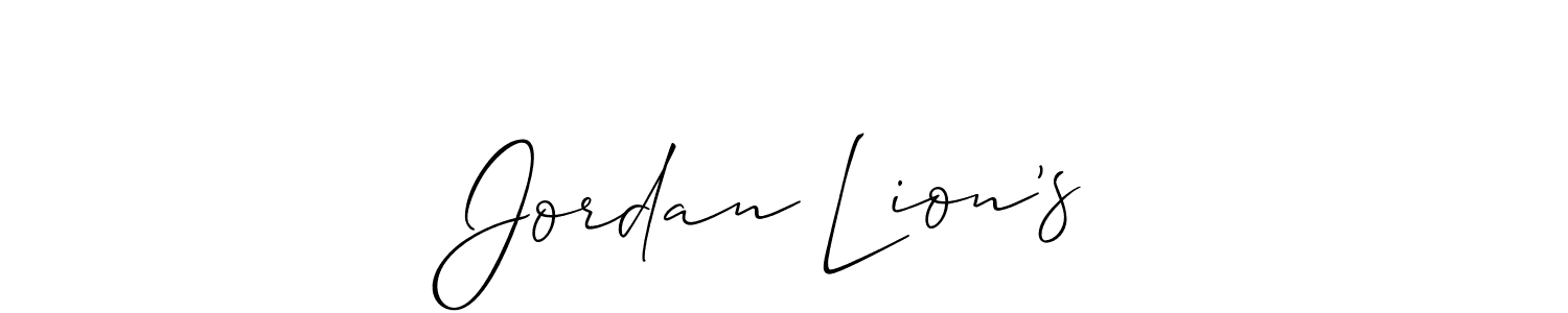Once you've used our free online signature maker to create your best signature Allison_Script style, it's time to enjoy all of the benefits that Jordan Lion’s name signing documents. Jordan Lion’s signature style 2 images and pictures png