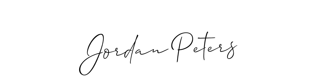 Also You can easily find your signature by using the search form. We will create Jordan Peters name handwritten signature images for you free of cost using Allison_Script sign style. Jordan Peters signature style 2 images and pictures png