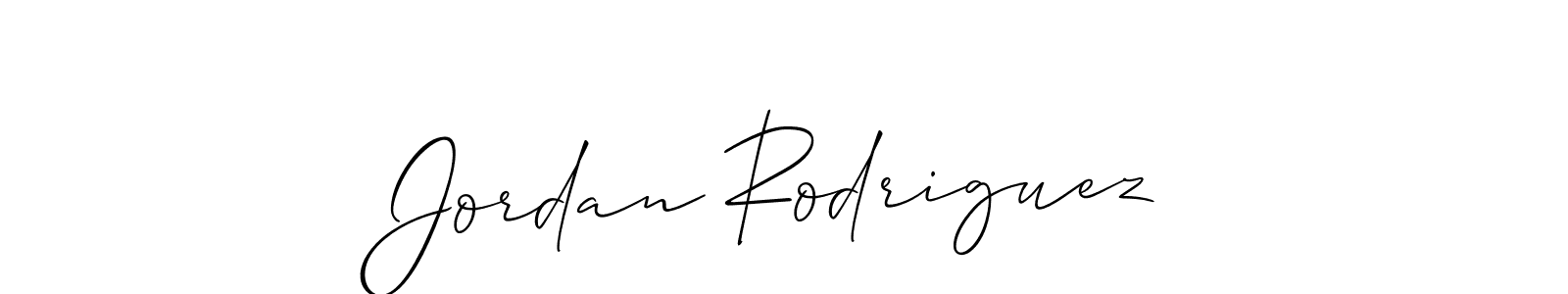 Allison_Script is a professional signature style that is perfect for those who want to add a touch of class to their signature. It is also a great choice for those who want to make their signature more unique. Get Jordan Rodriguez name to fancy signature for free. Jordan Rodriguez signature style 2 images and pictures png