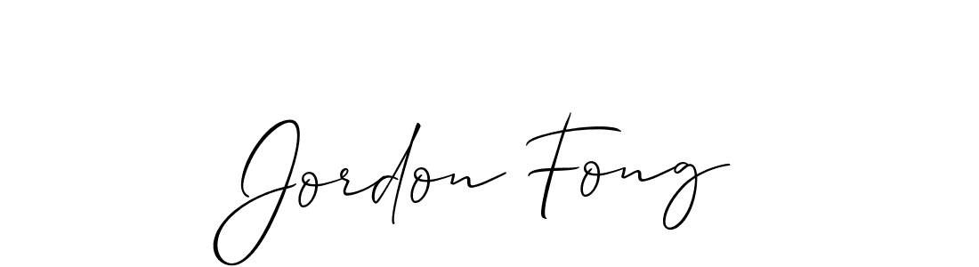 if you are searching for the best signature style for your name Jordon Fong. so please give up your signature search. here we have designed multiple signature styles  using Allison_Script. Jordon Fong signature style 2 images and pictures png