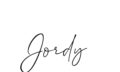 Similarly Allison_Script is the best handwritten signature design. Signature creator online .You can use it as an online autograph creator for name Jordy. Jordy signature style 2 images and pictures png