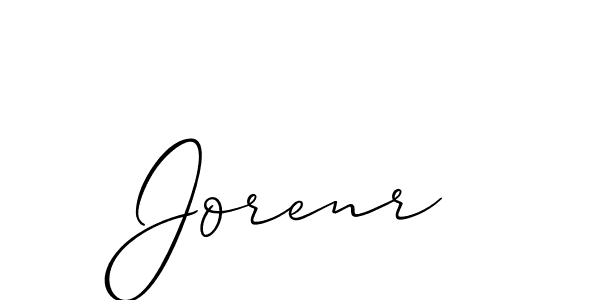 Also we have Jorenr name is the best signature style. Create professional handwritten signature collection using Allison_Script autograph style. Jorenr signature style 2 images and pictures png