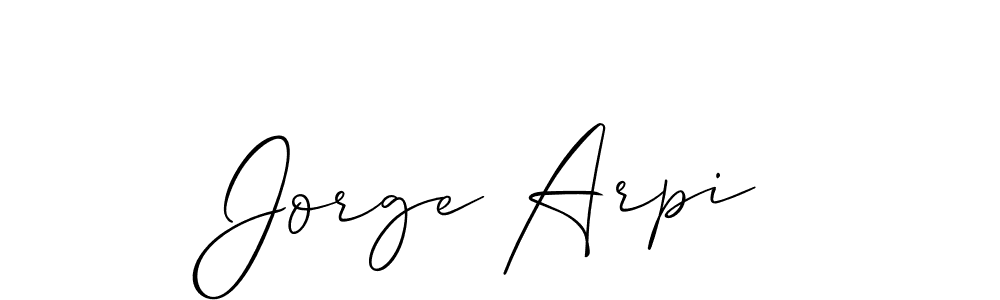 Once you've used our free online signature maker to create your best signature Allison_Script style, it's time to enjoy all of the benefits that Jorge Arpi name signing documents. Jorge Arpi signature style 2 images and pictures png