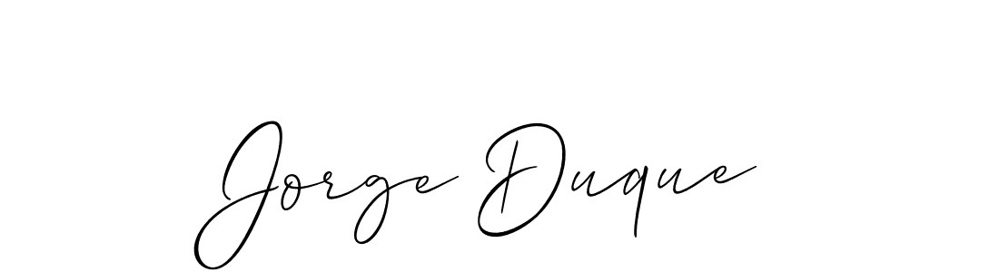 Make a beautiful signature design for name Jorge Duque. Use this online signature maker to create a handwritten signature for free. Jorge Duque signature style 2 images and pictures png